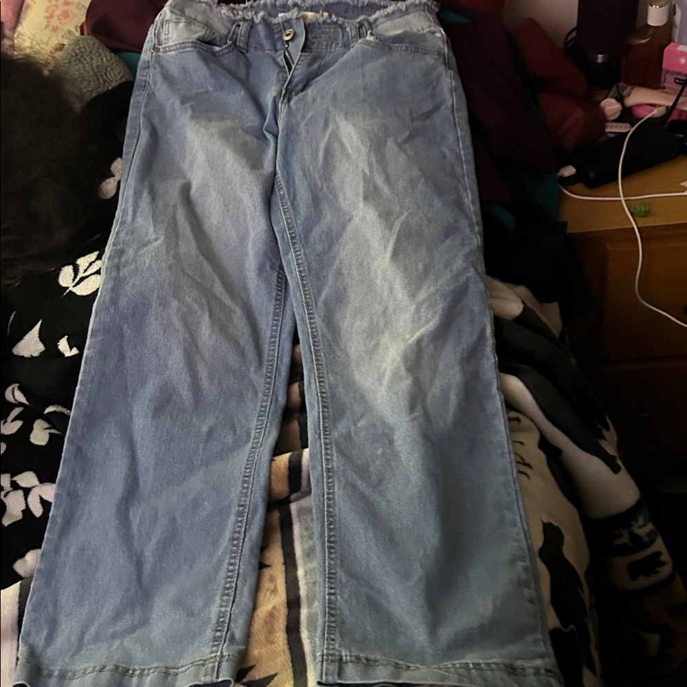 Women's Classic Light Blue Flare Jeans